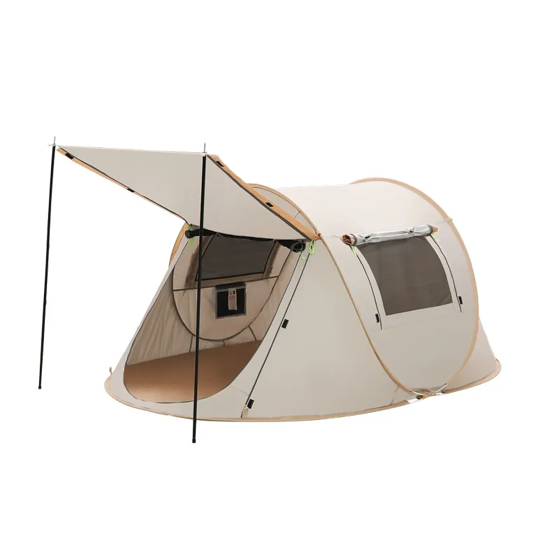 Thickened Silver Coated Automatic Open Portable Camping Tent