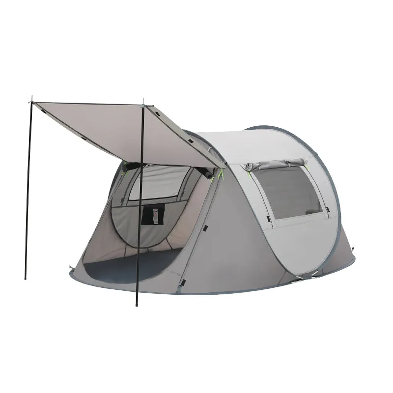 Thickened Silver Coated Automatic Open Portable Camping Tent - Image 4