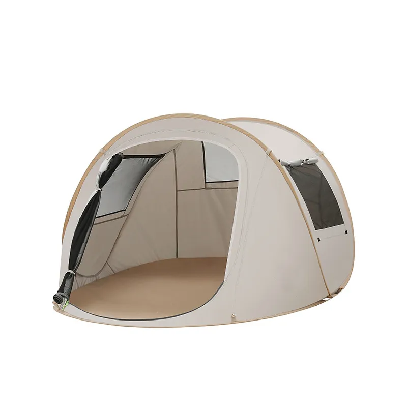 Thickened Silver Coated Automatic Open Portable Camping Tent - Image 2