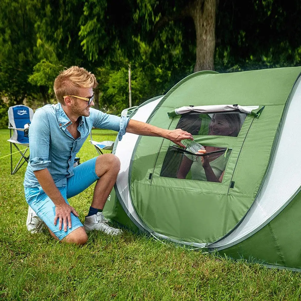 Thickened Silver Coated Automatic Open Portable Camping Tent - Image 6