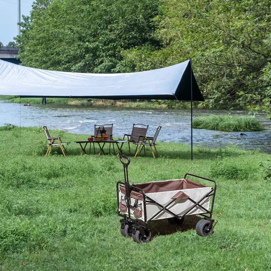 Cart Folding Wagon white