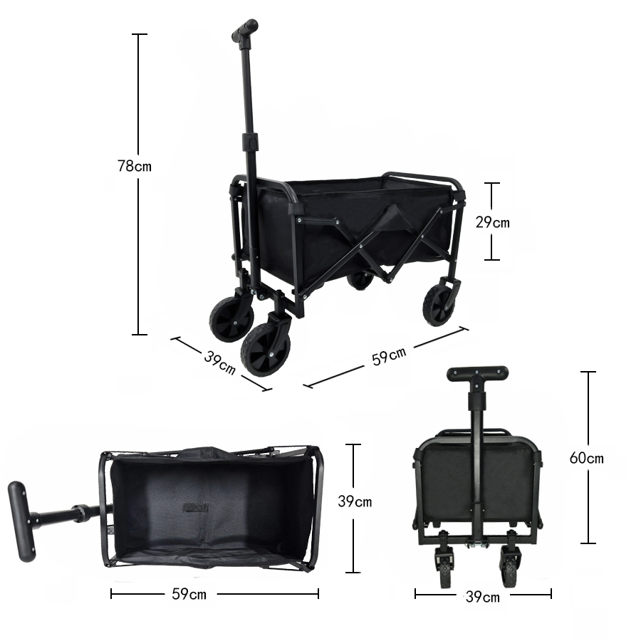 Heavy Duty Large Capacity Fold Beach Wagon size