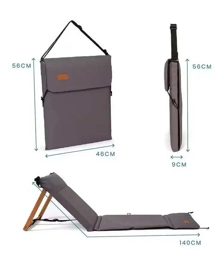 Lightweight Promotion Outdoor Foldable Floor Chair - Image 2